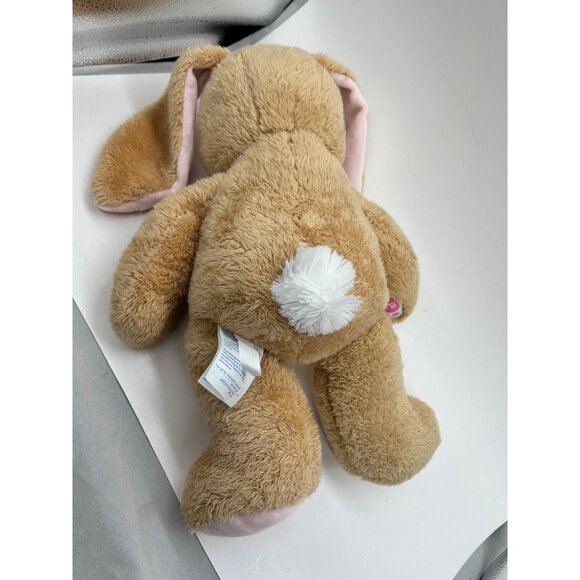 Vintage Build-A-Bear Easter Bunny 15" Tan Plush Pink Ears Nose Feet Stuffed Anim - Picture 5 of 10